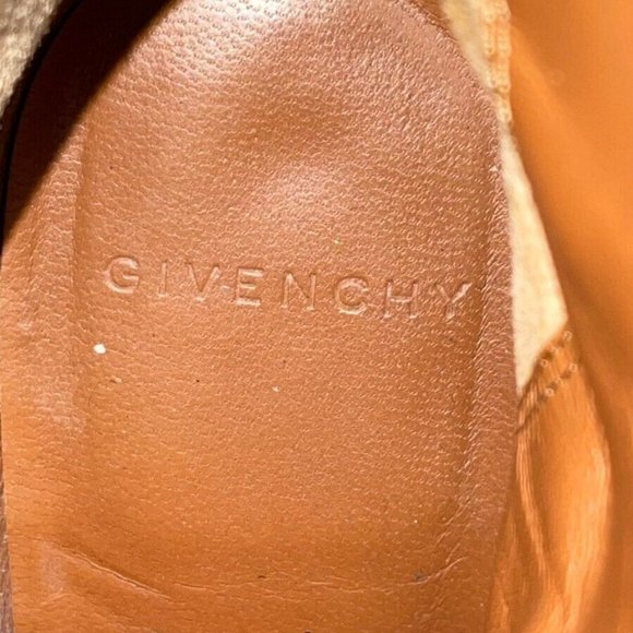 Givenchy Womens Black Leather Round Toe High Heel Ankle Zip Booties Shoes Sz 7.5 - Picture 10 of 11